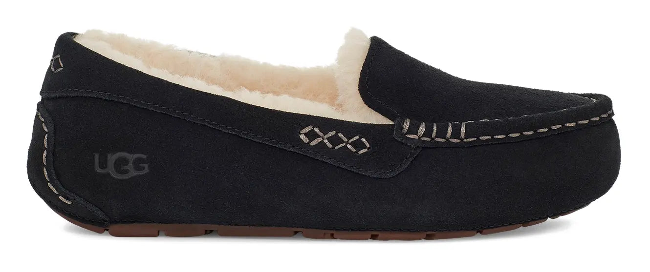 Women's UGG Ansley – Classic Suede Moccasin with Wool Lining UGG