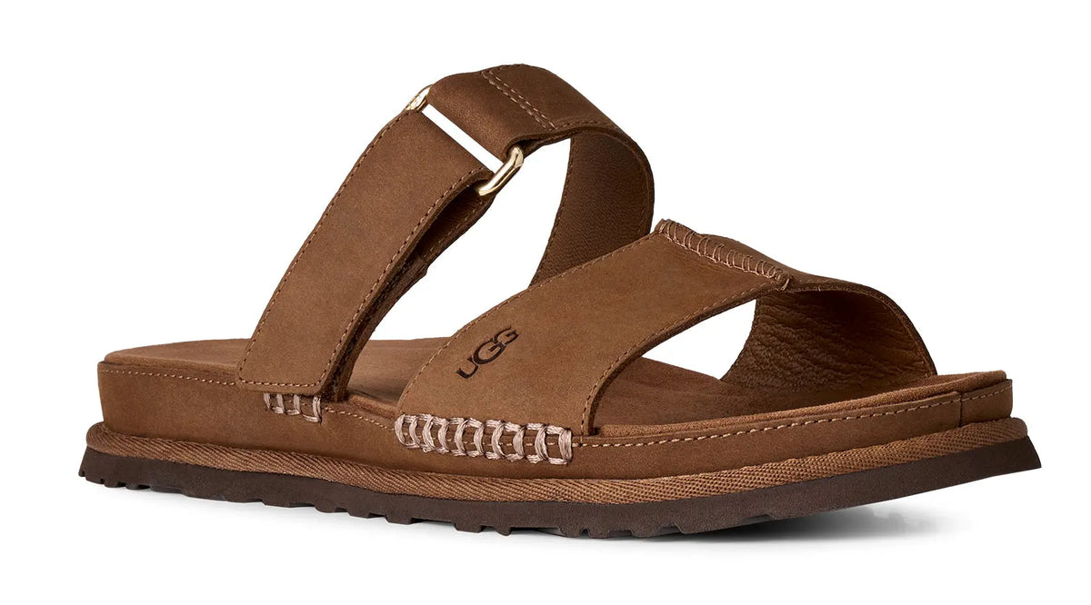 Women's UGG GoldenGaze Slide – Leather Summer Slide Sandals UGG