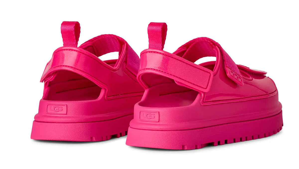 Kids' UGG GoldenGlow Glossy Sparkles – Shimmer Summer Sandals UGG