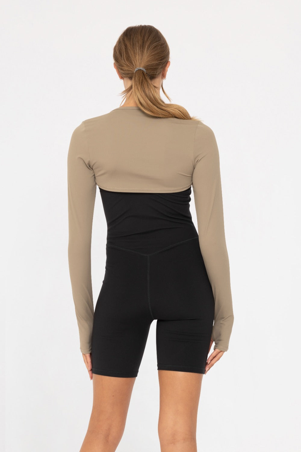 Mono B L/S Mini Shrug w/Thumbholes – Lightweight, Stretchy & Perfect for Layering MONO B