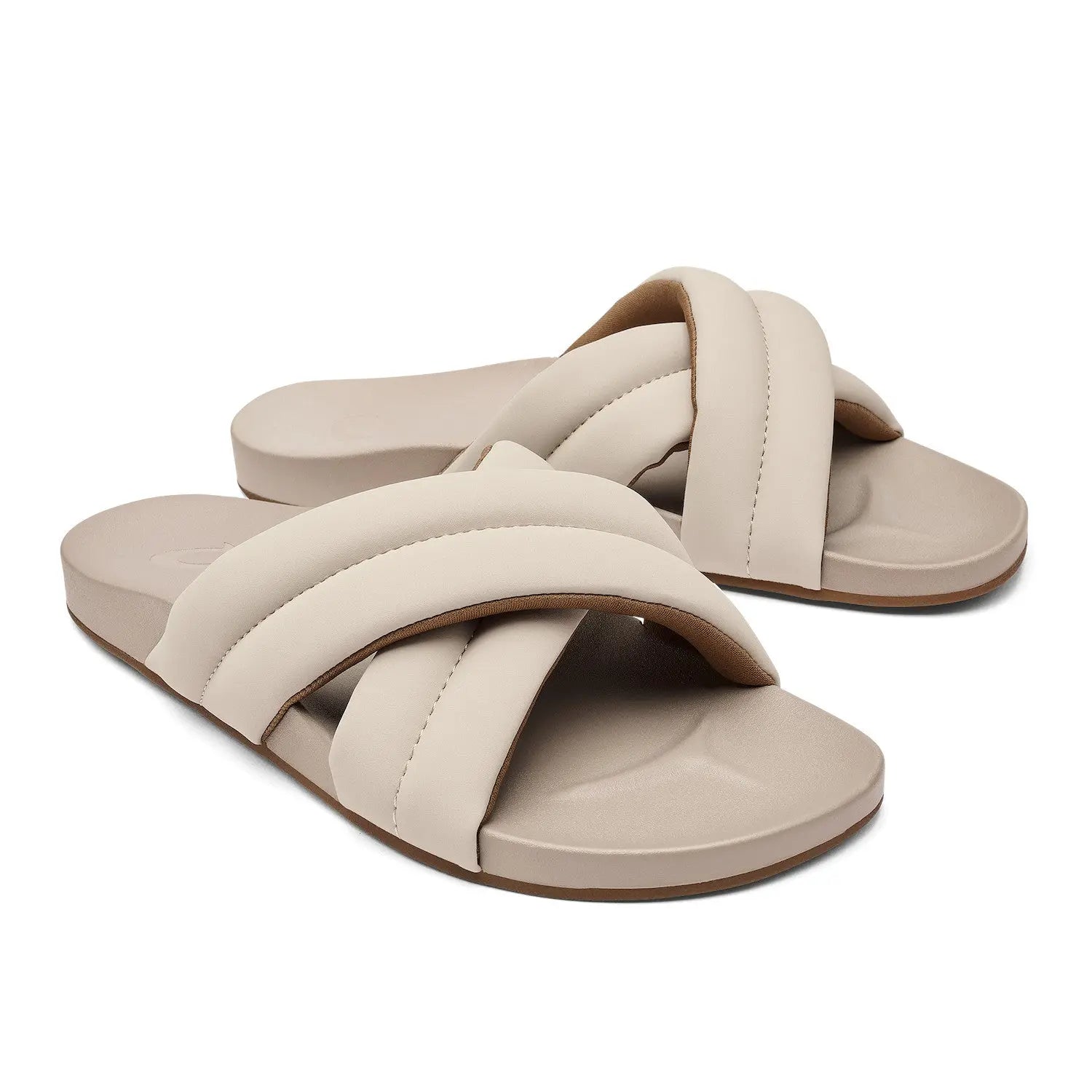 Women's OluKai Hila – Water-Friendly Puffy Strap Slide OLUKAI