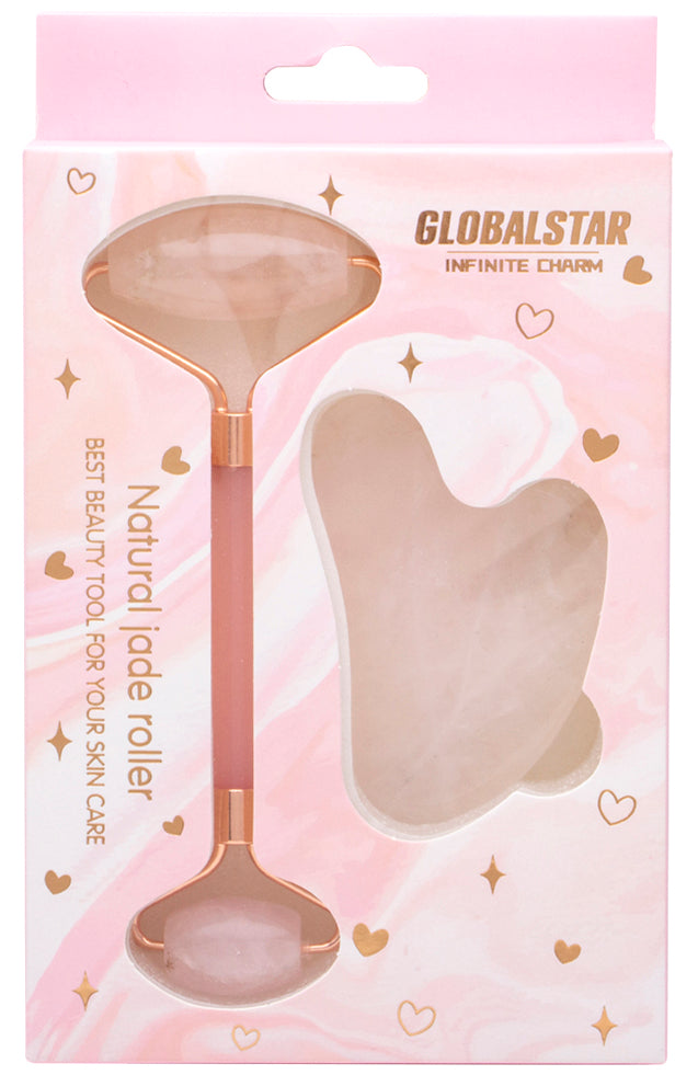 Joia Globalstar Infinite Charm Roller Stone Set – Facial Roller & Gua Sha JOIA TRADING CO.