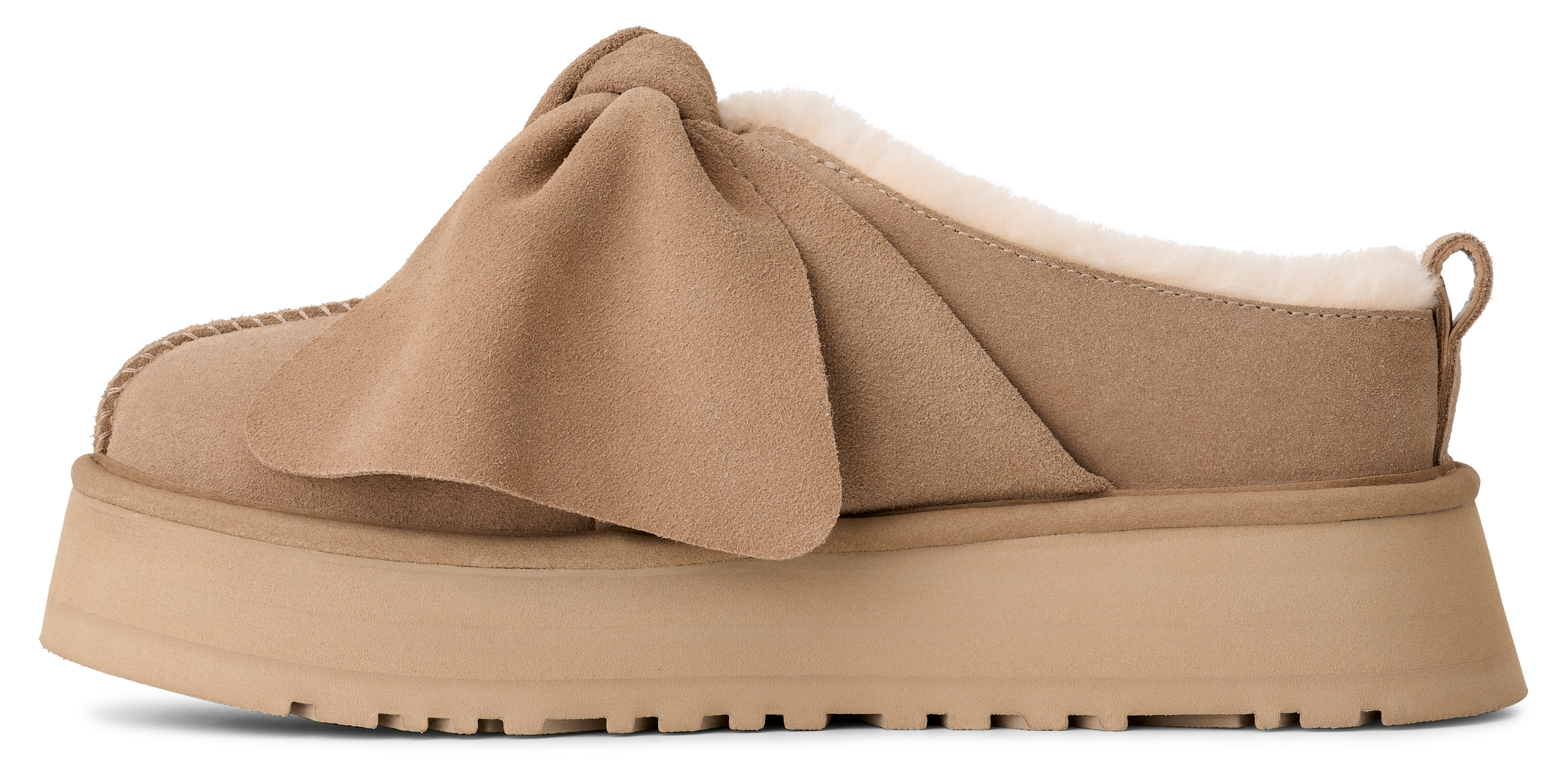Women’s UGG Platform Slip-On Bow – Stylish Comfort Footwear UGG
