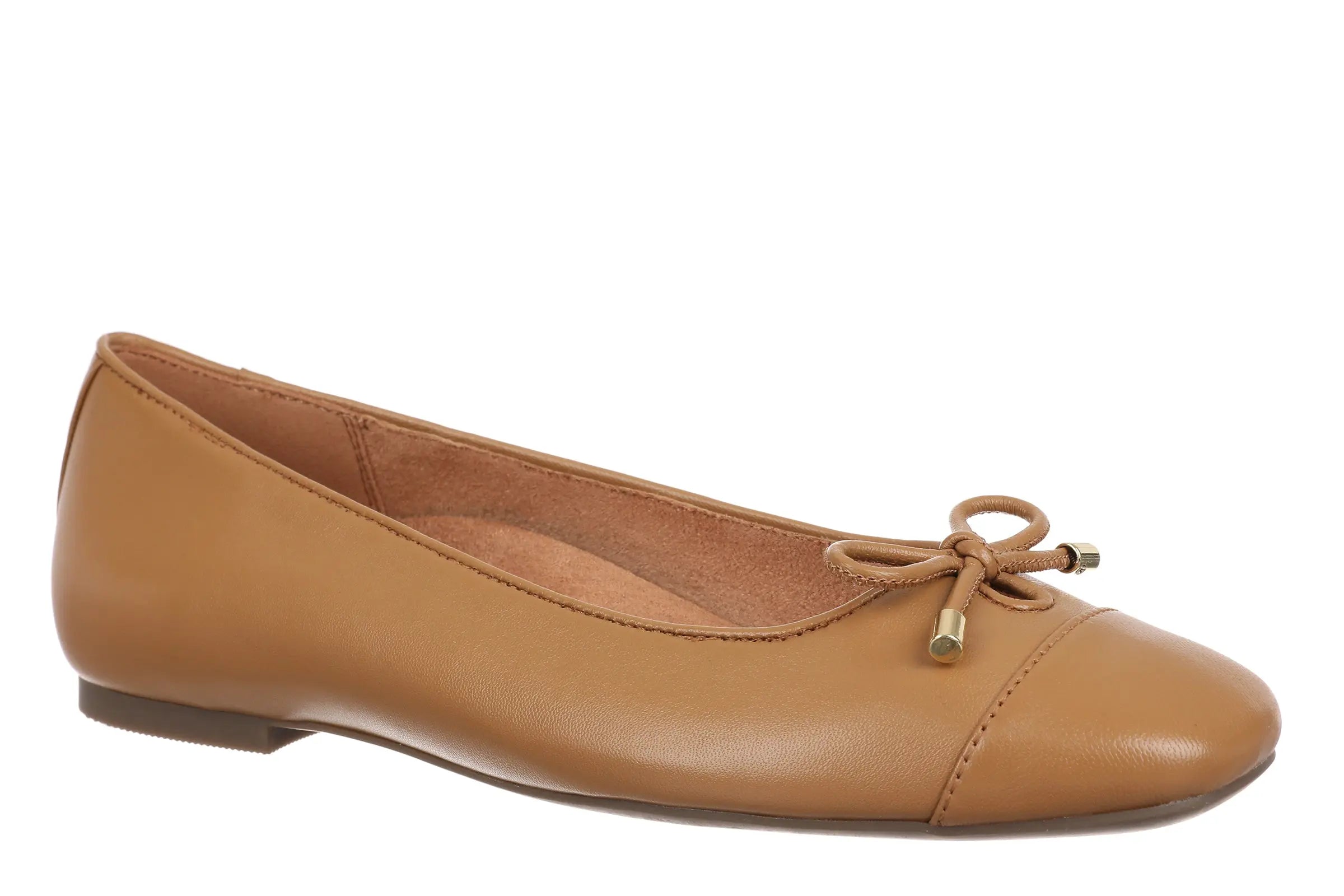 Vionic Klara Leather Ballet Flats – Timeless Comfort & Style