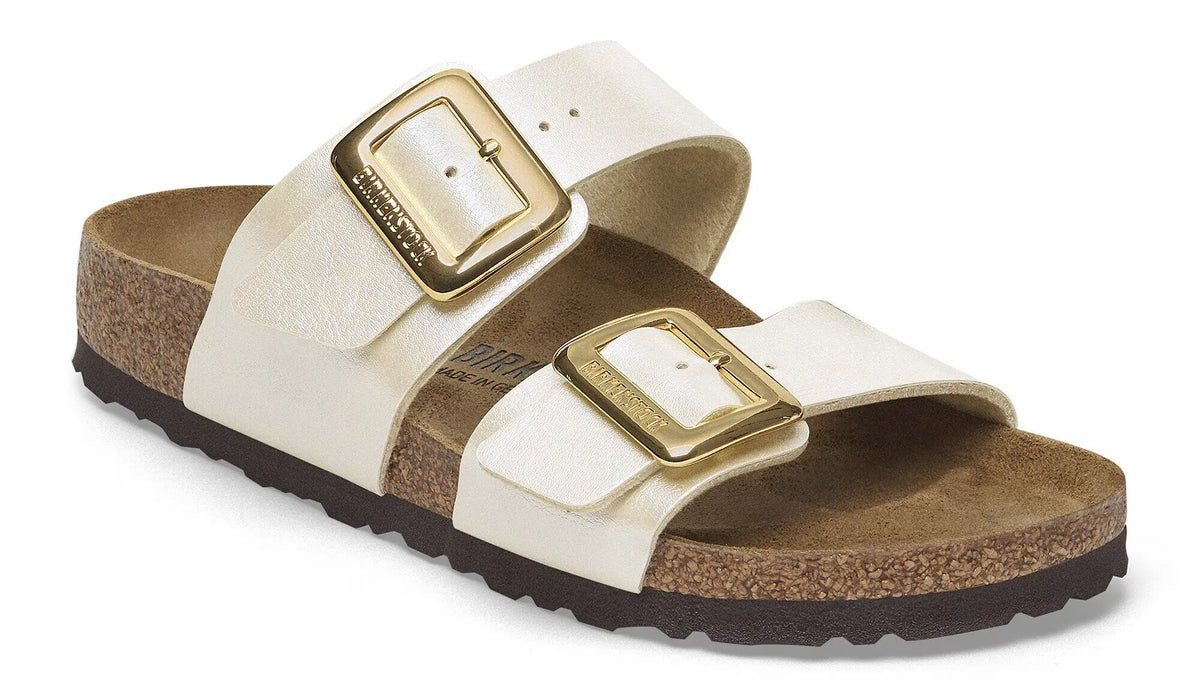 Women's Birkenstock Sydney Luxe Buckle Birko-Flor Sandals – Polished Style Sandal BIRKENSTOCK