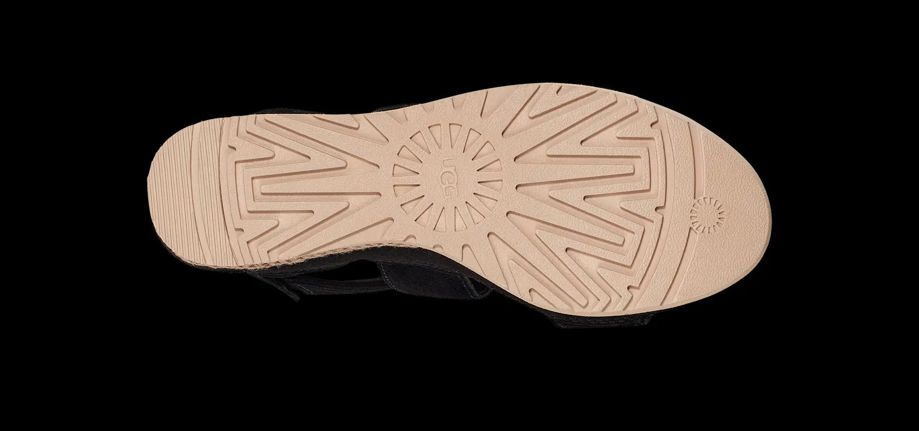 Women's UGG Ileana Ankle – Suede Wedge Sandal with Jute Wrap