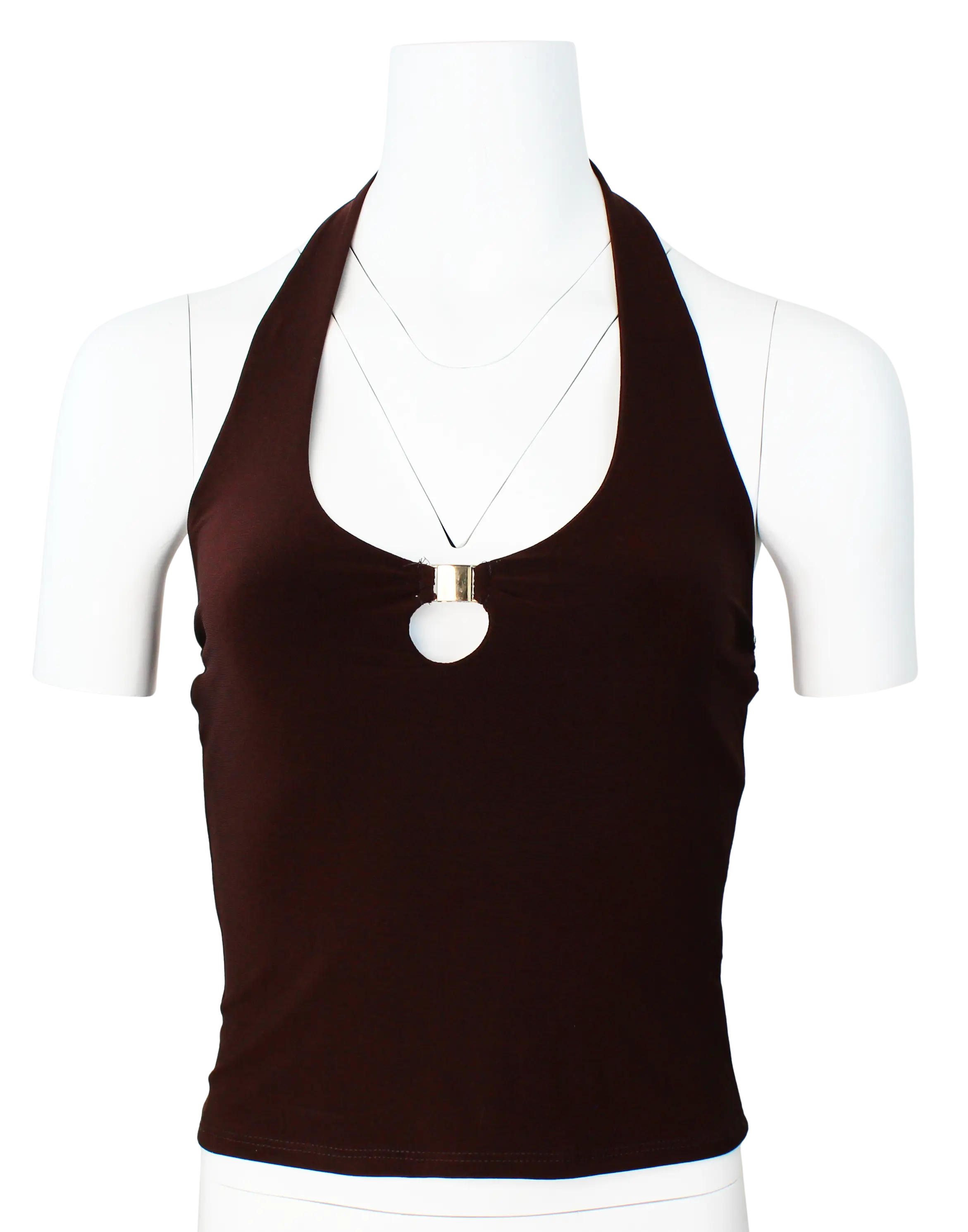 Timing Golden Girl Top – Modern Night Out Halter Top Style TIMING INC