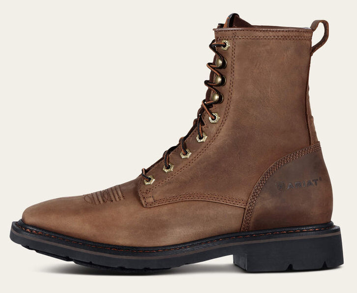 Men’s Ariat Cascade 8” Wide Square Toe – Durable Work Boots ARIAT