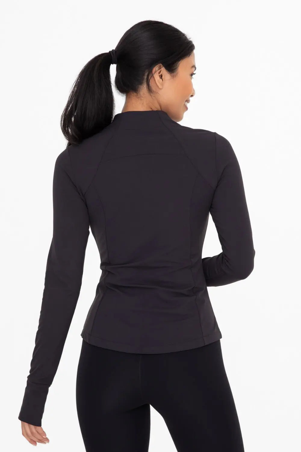 Fleece-Lined Slim Fit Active Jacket MONO B