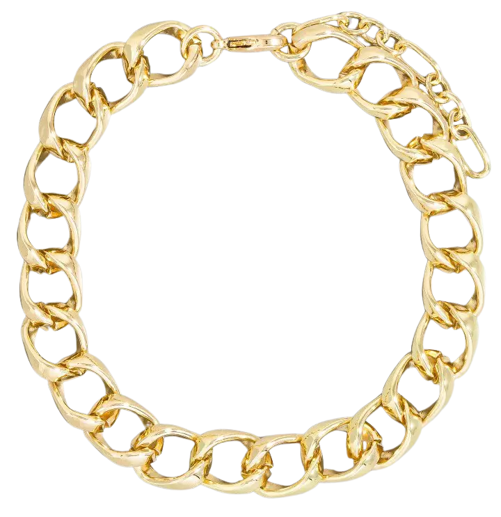 Fame Downtown Chain Bracelet – Classic Oval Link Steel Design FAME ACCESSORIES