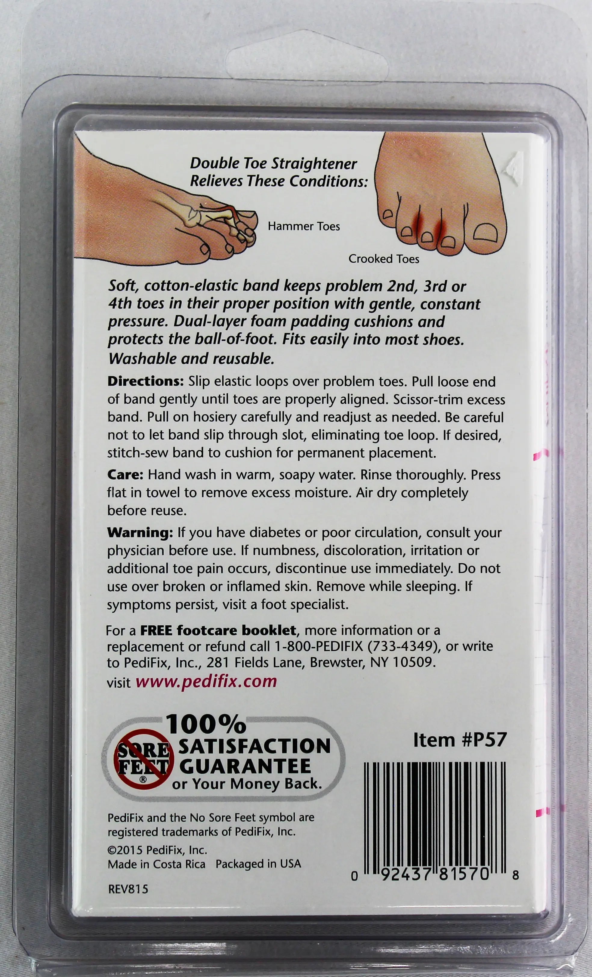 Double Toe Straightener PEDIFIX
