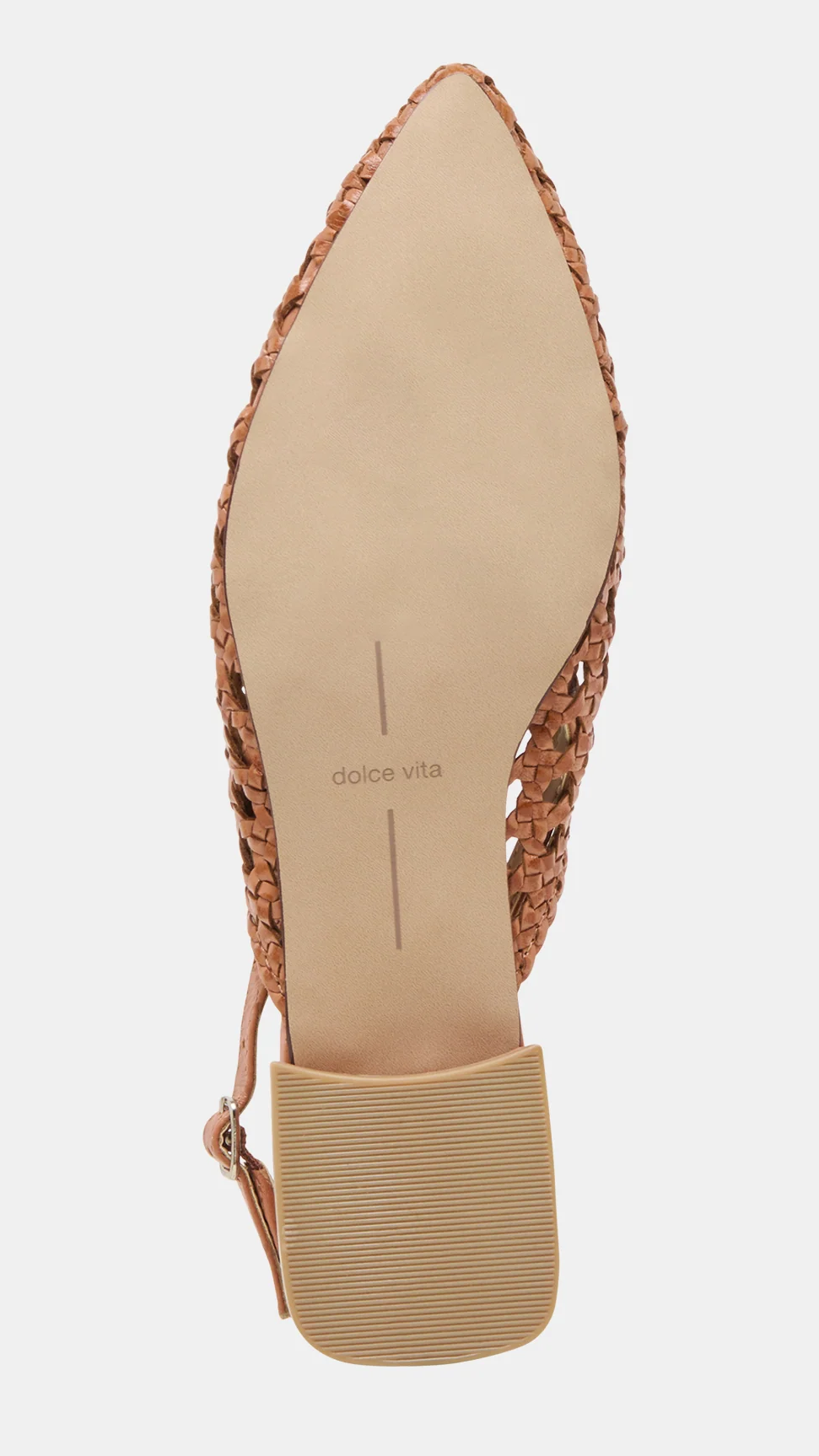 Women's Dolce Vita Birdie Slingback Mule – Woven Leather Summer Flat Dolce Vita