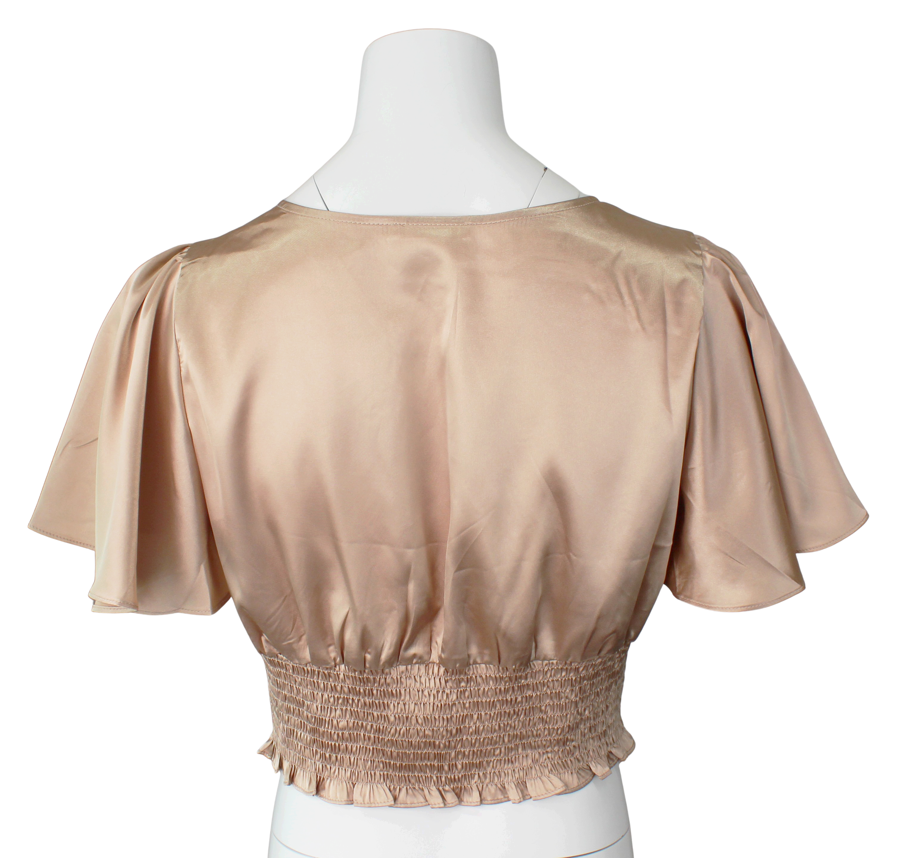 Timing Sunset Dreaming Top – Flutter Sleeve Crop Top TIMING INC