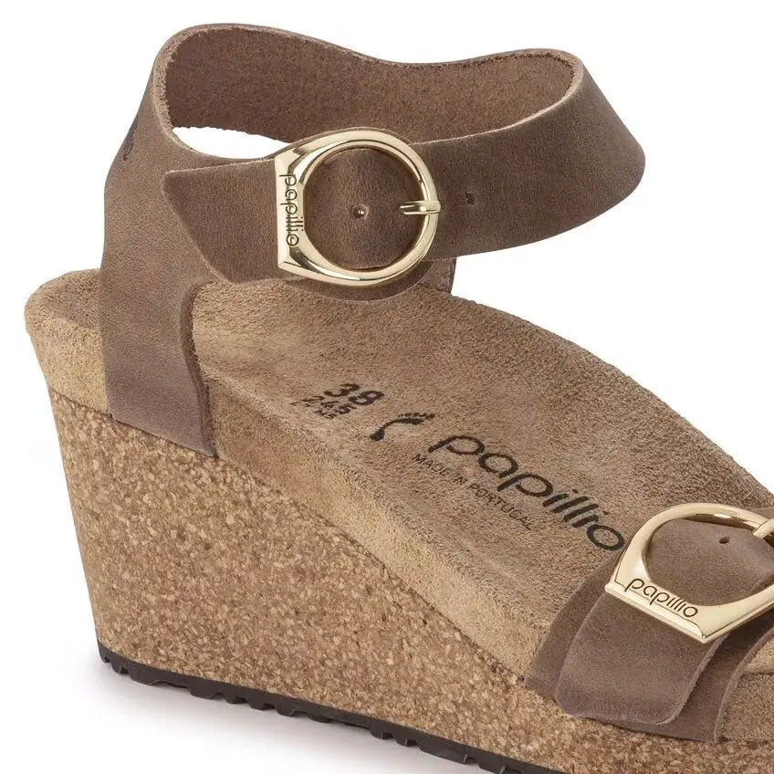 Birkenstock Soley – Metallic Leather Wedge Sandal for Women BIRKENSTOCK