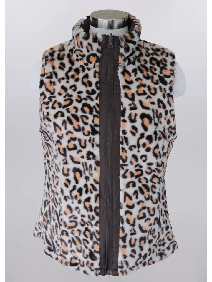 Keren Hart Faye Print Reversible Vest – Cozy & Stylish Layering KEREN HART