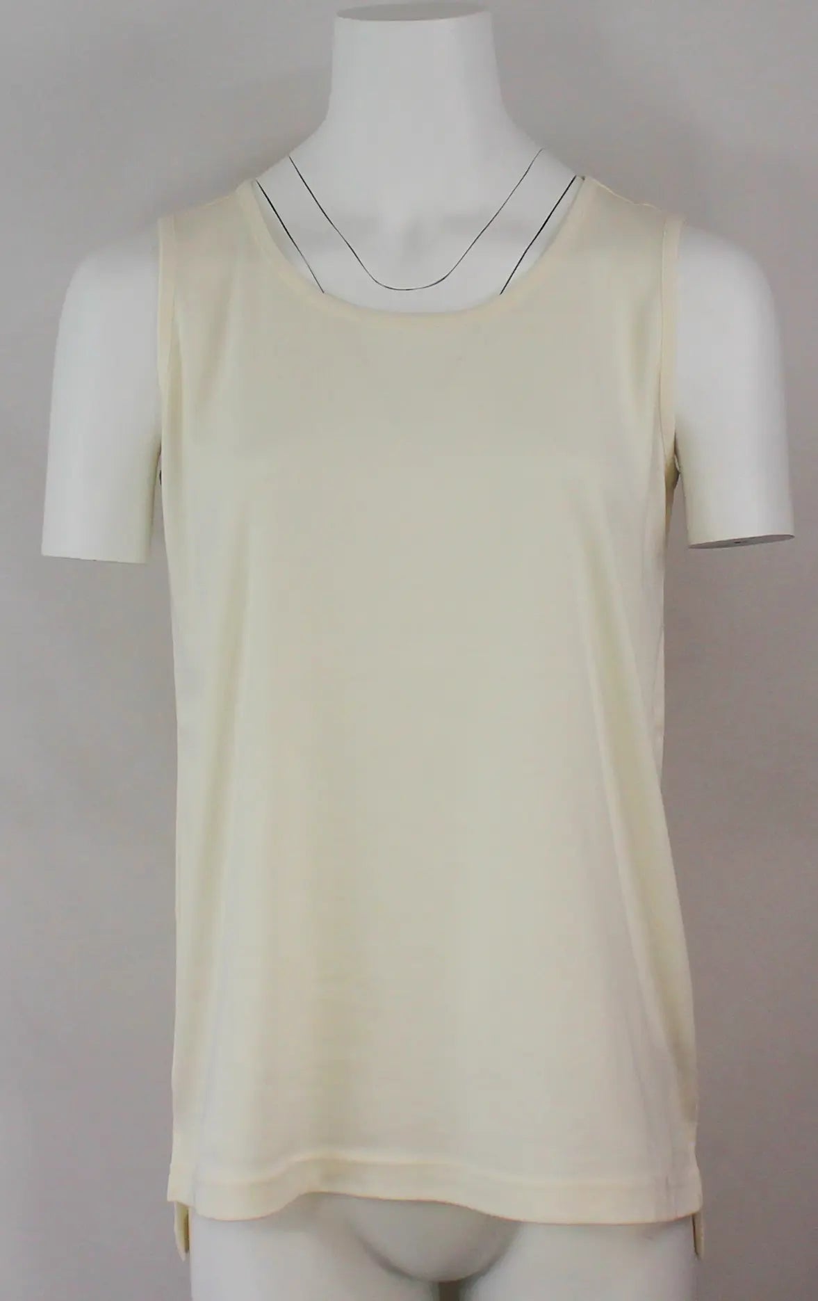 Keren Hart Solid Tank – Classic Scoop Neck Wardrobe Essential IVORY-XL KEREN HART