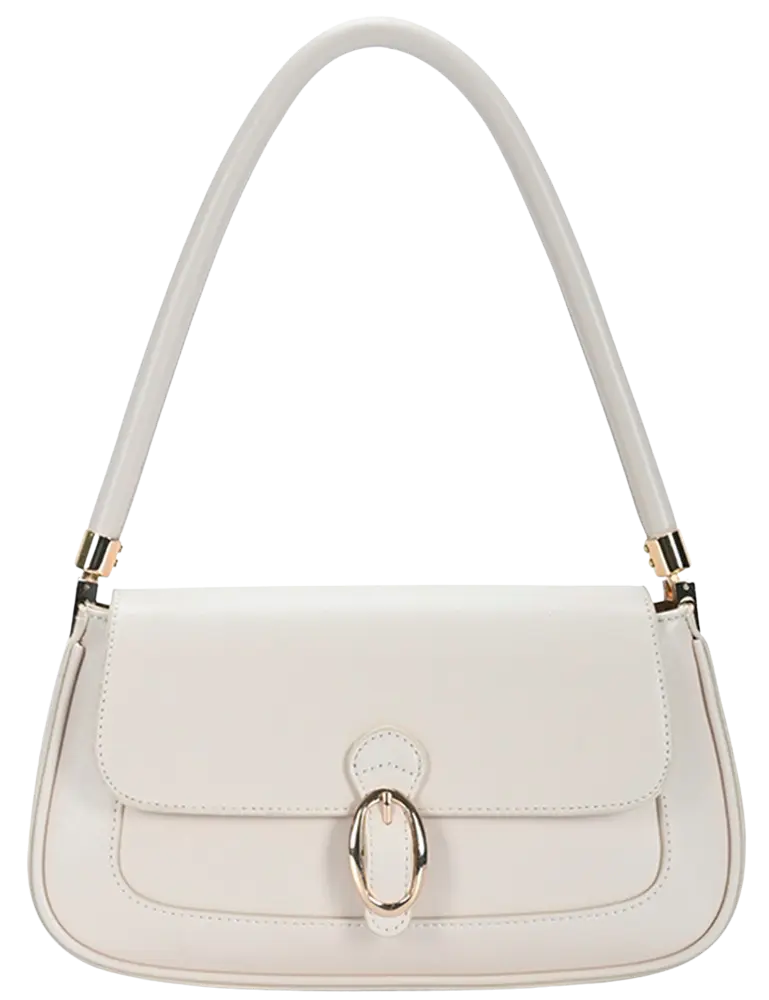 Joia Accessories Clara Buckle Shoulder Bag – Chic & Timeless Design BONE JOIA TRADING CO.