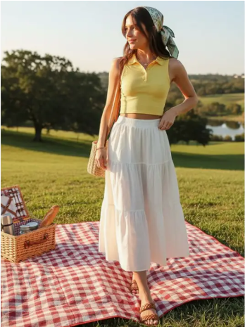 Timing Country Club Polo Tank – Ribbed Sleeveless Polo Top TIMING INC