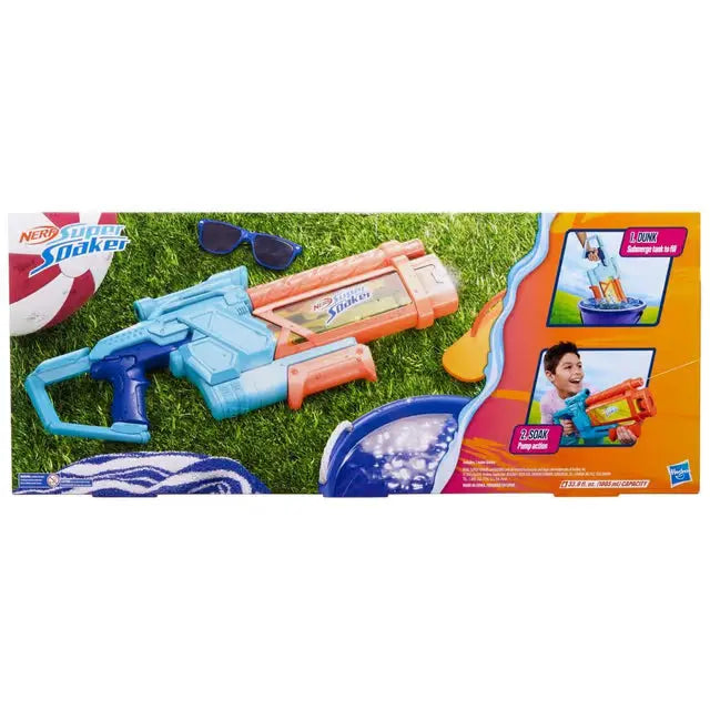 Hasbro Nerf Super Soaker Mega Dunk-Fill – Instant Fill Water Blaster for Kids HASBRO