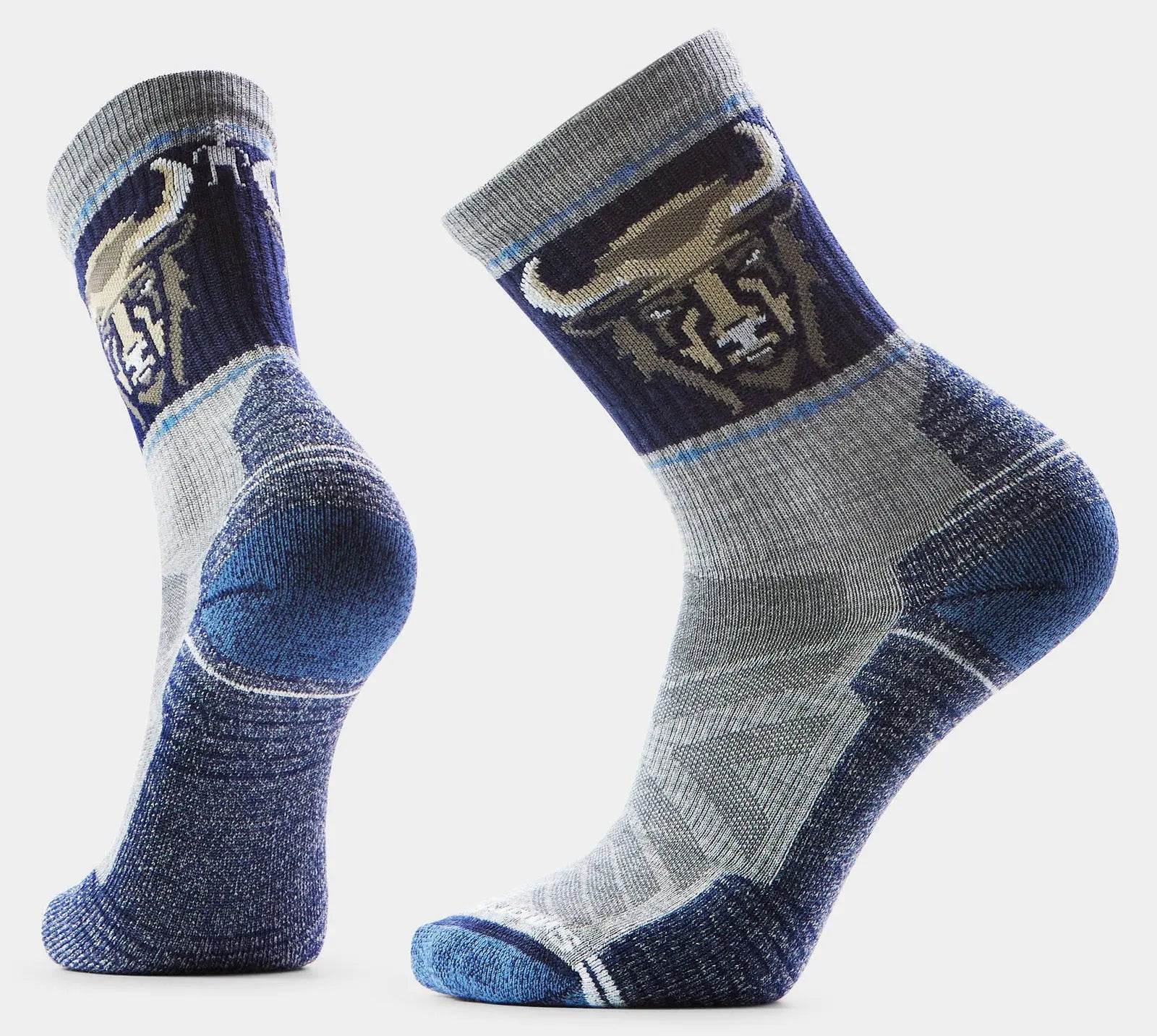Smartwool Hike Light Cushion Bison Crew Socks – Light Cushion Hiking Socks SMART WOOL
