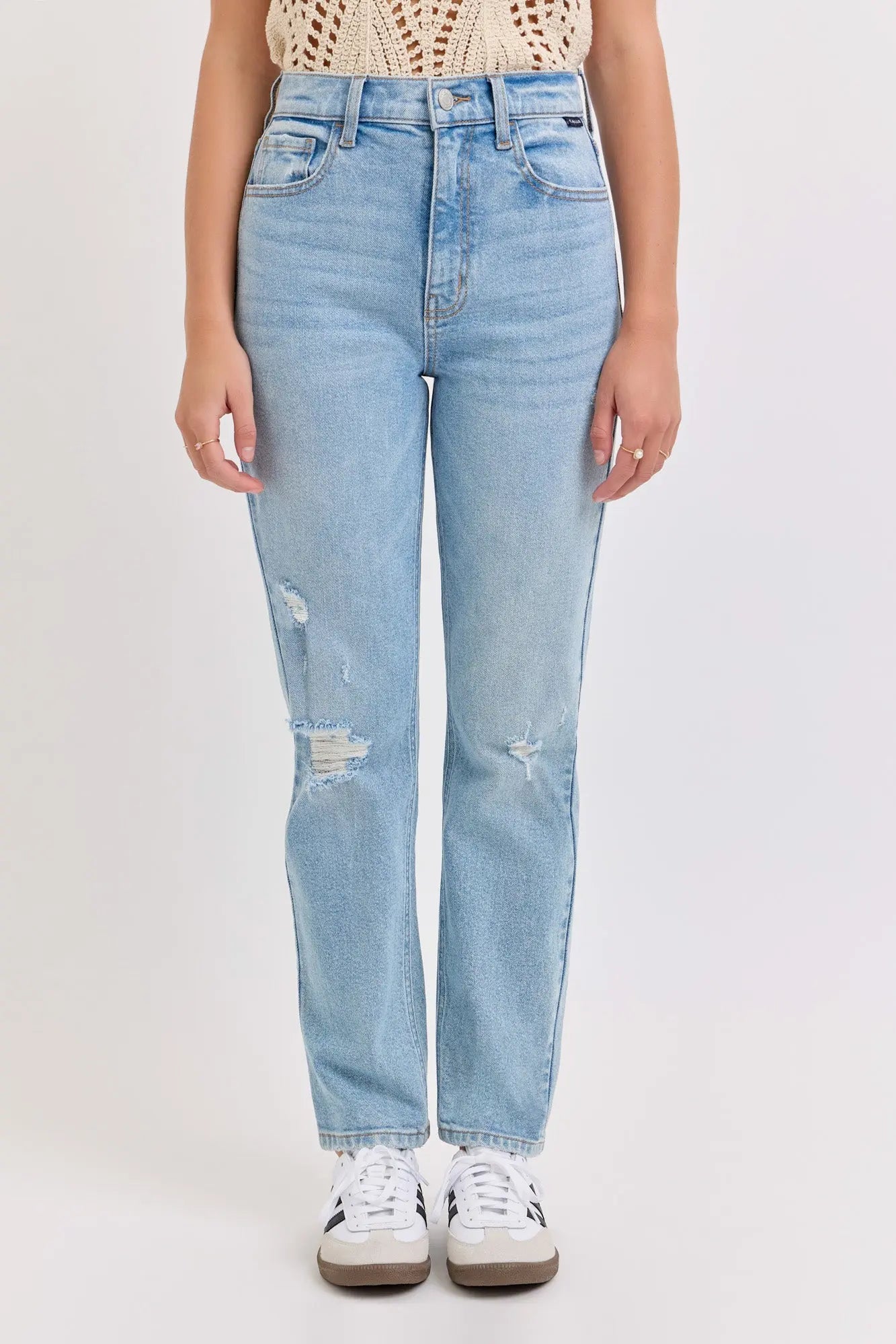 Cello Jeans Melanie High Rise Straight Jeans – Classic 5-Pocket Style WAT? JEANS & CELLO JEANS