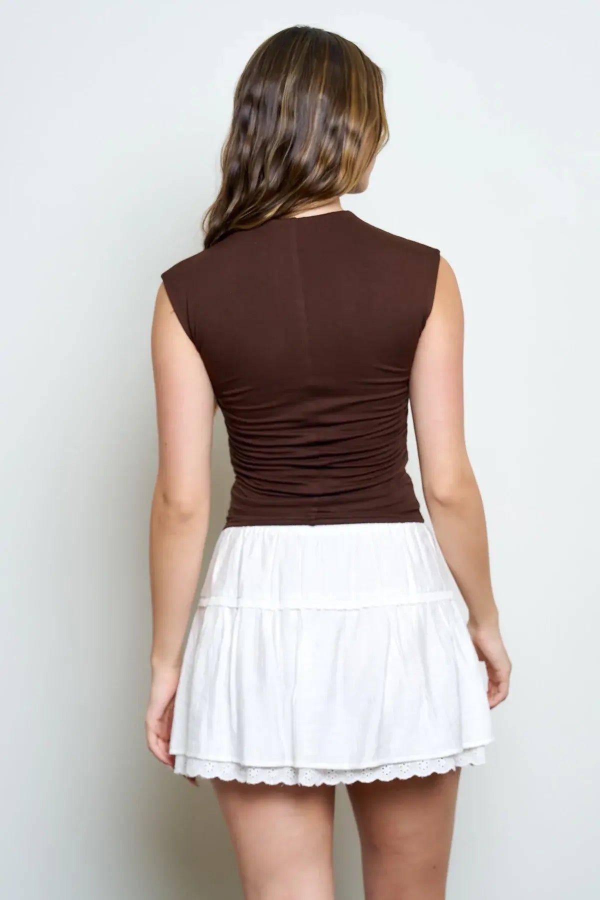 Blu Pepper Upper East Side Top – Sleek Sleeveless Top with a Modern Edge