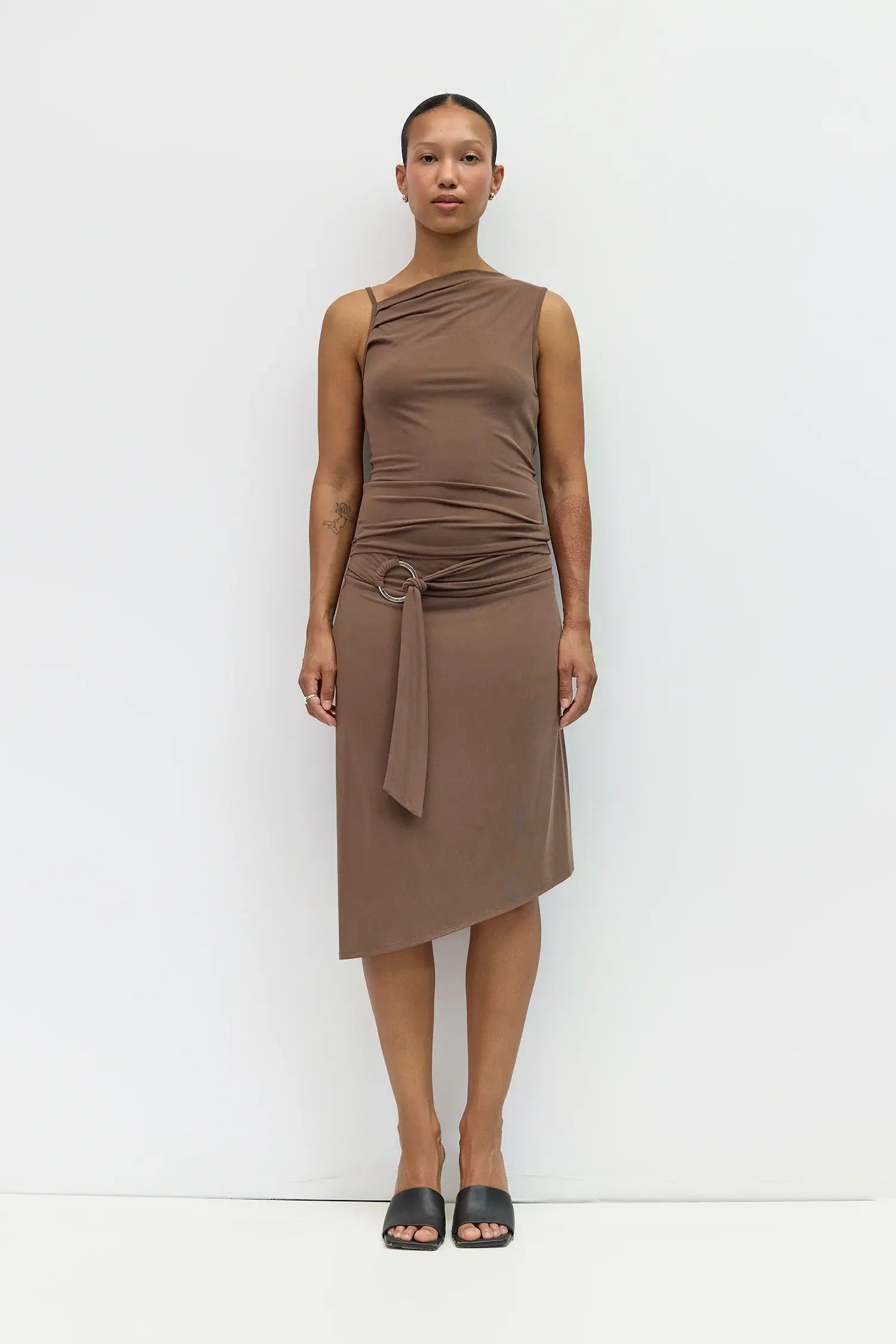 Mod Ref Afterglow Wrap Skirt – Effortless Draping with Modern Detail