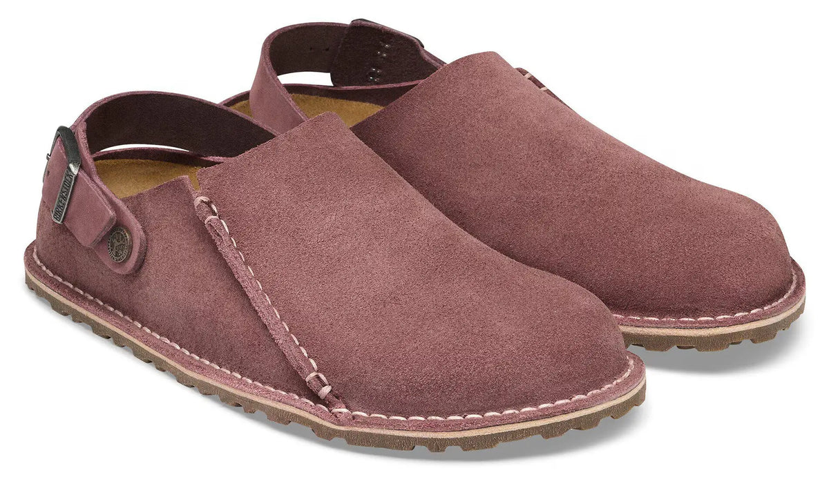 Birkenstock Lutry – Convertible Suede Clogs for All-Day Comfort