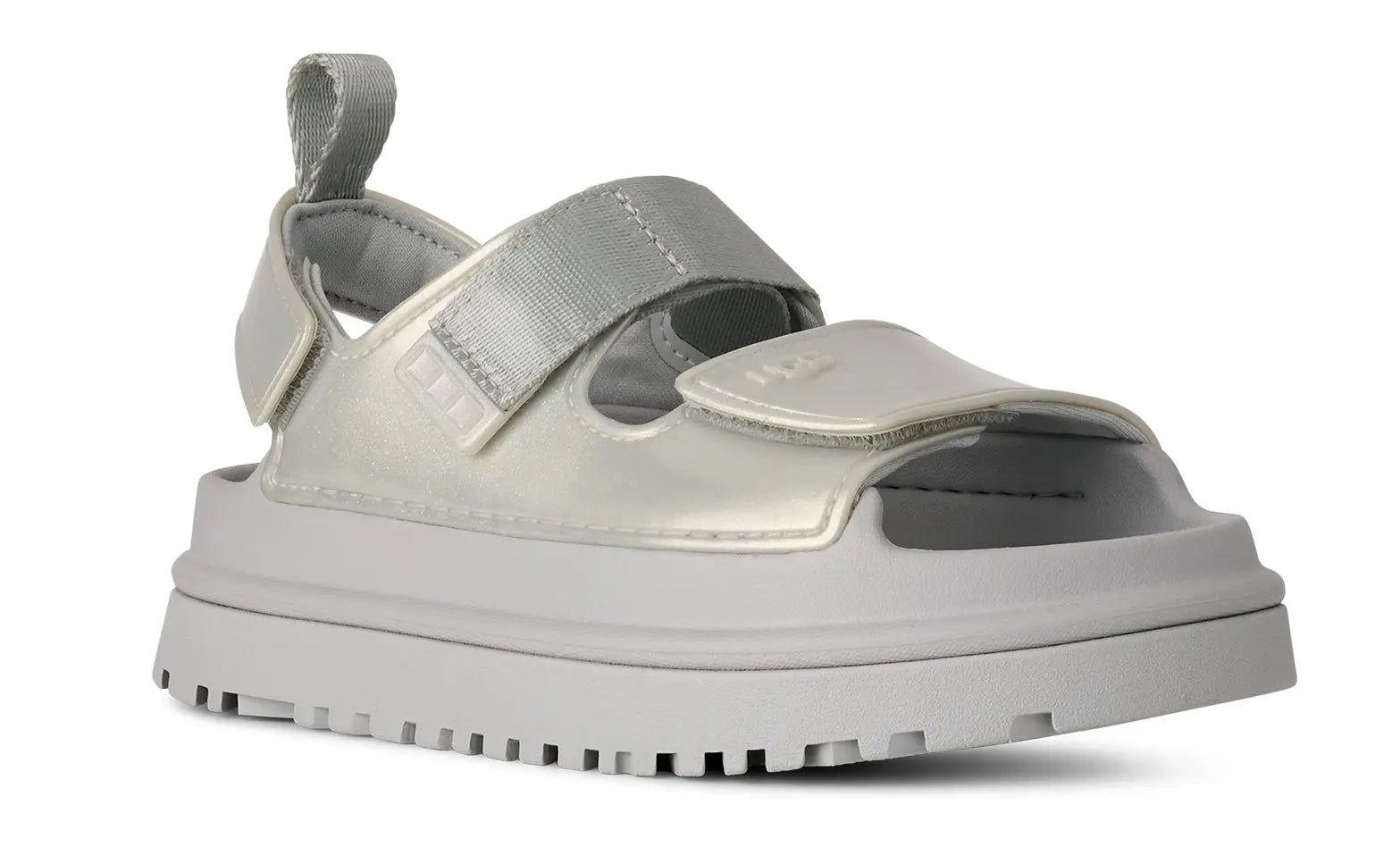 Kids' UGG GoldenGlow Glossy Sparkles – Shimmer Summer Sandals UGG