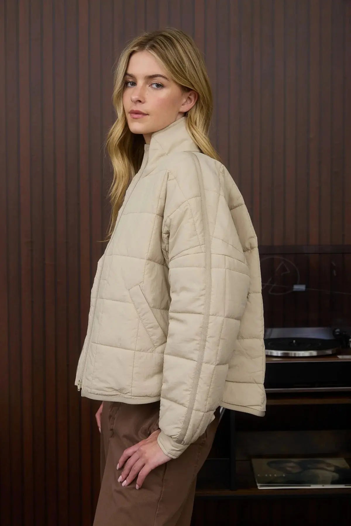 Blu Pepper Fall For Fall Jacket – Quilted Puffer for Chic Warmth BLU PEPPER