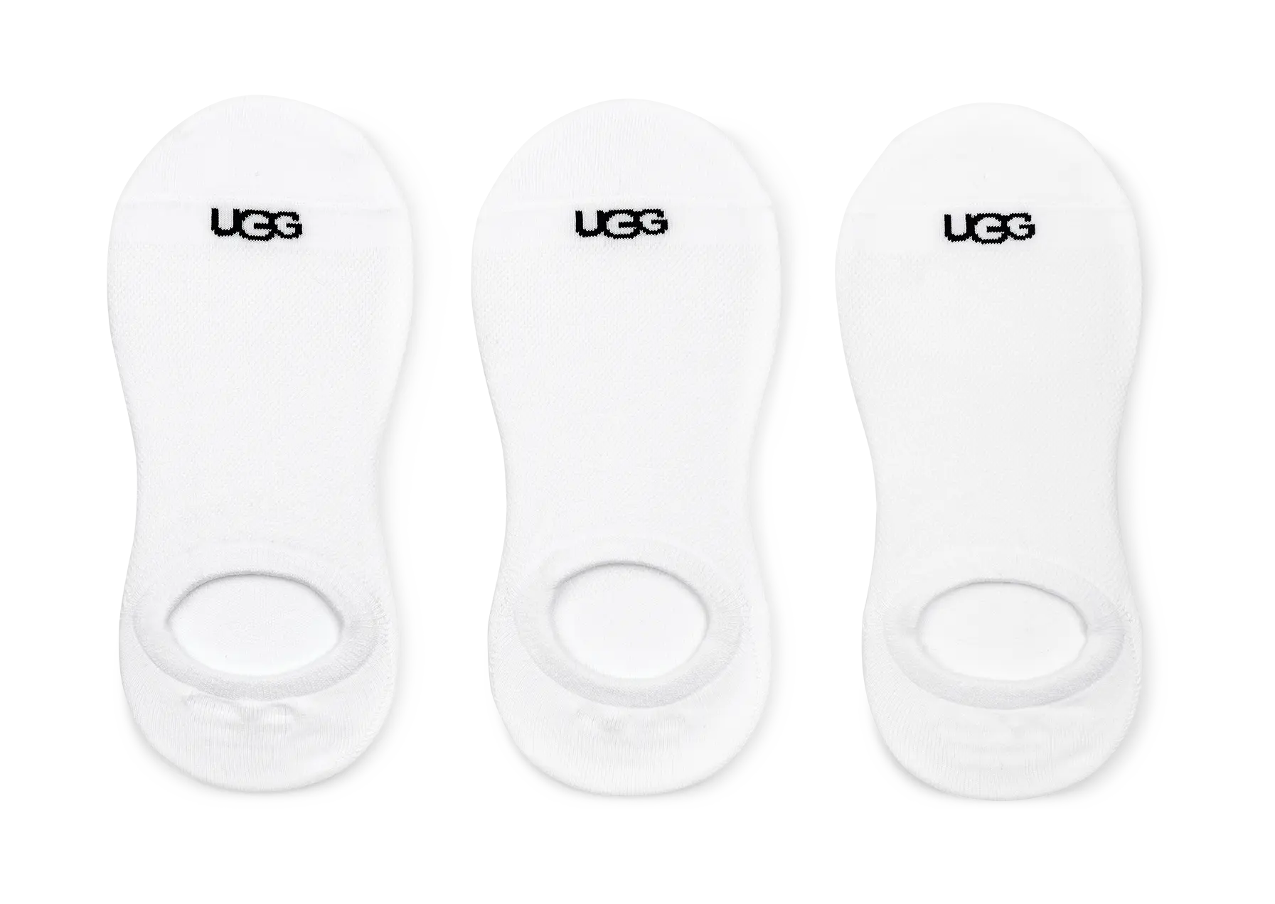 Women's Stela No Show 3 Pack – Invisible Socks for Everyday Comfort WHITE / M/L UGG