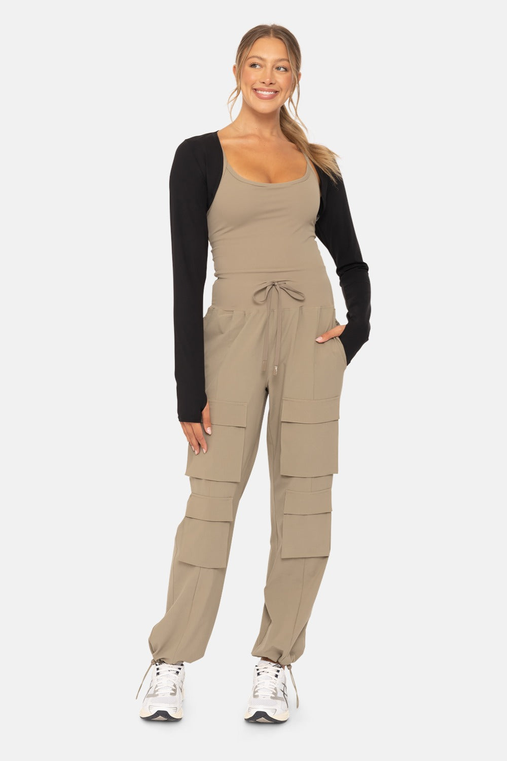 Mono B Arie Chic Shrug – Lightweight Layer with Thumbholes in Recycled Fabric MONO B