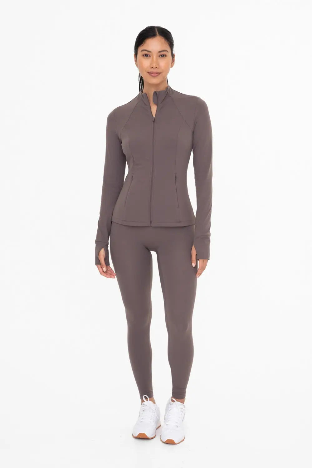 Fleece-Lined Slim Fit Active Jacket MONO B