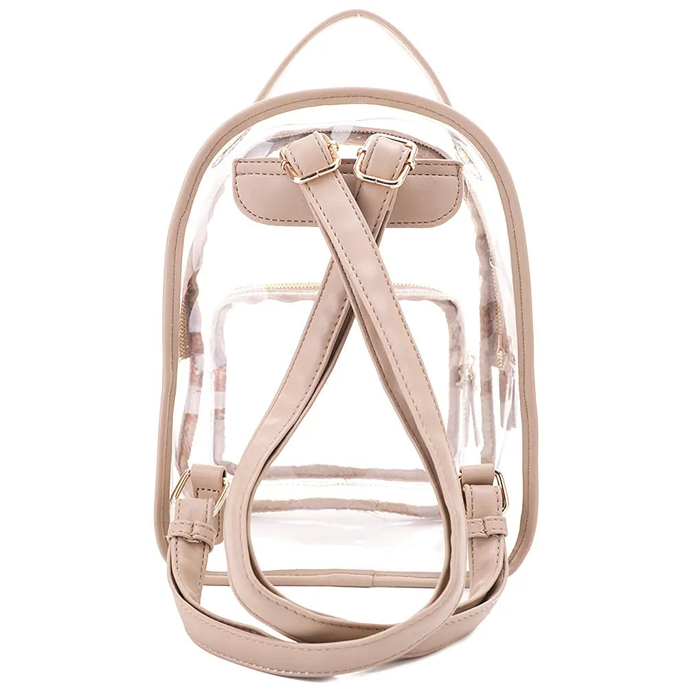 Joia Accessories Mattie Clear Backpack – Stylish Transparent Bag for Everyday Use JOIA TRADING CO.