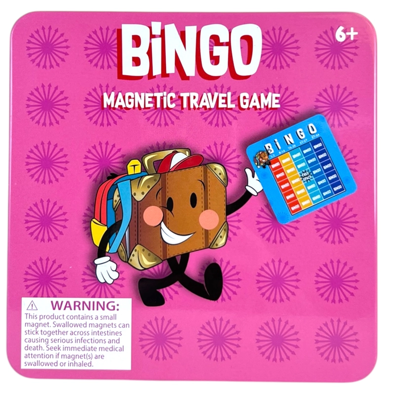 Faire On the Way Magnetic Travel Games – Compact Tin Game Set BINGO FAIRE