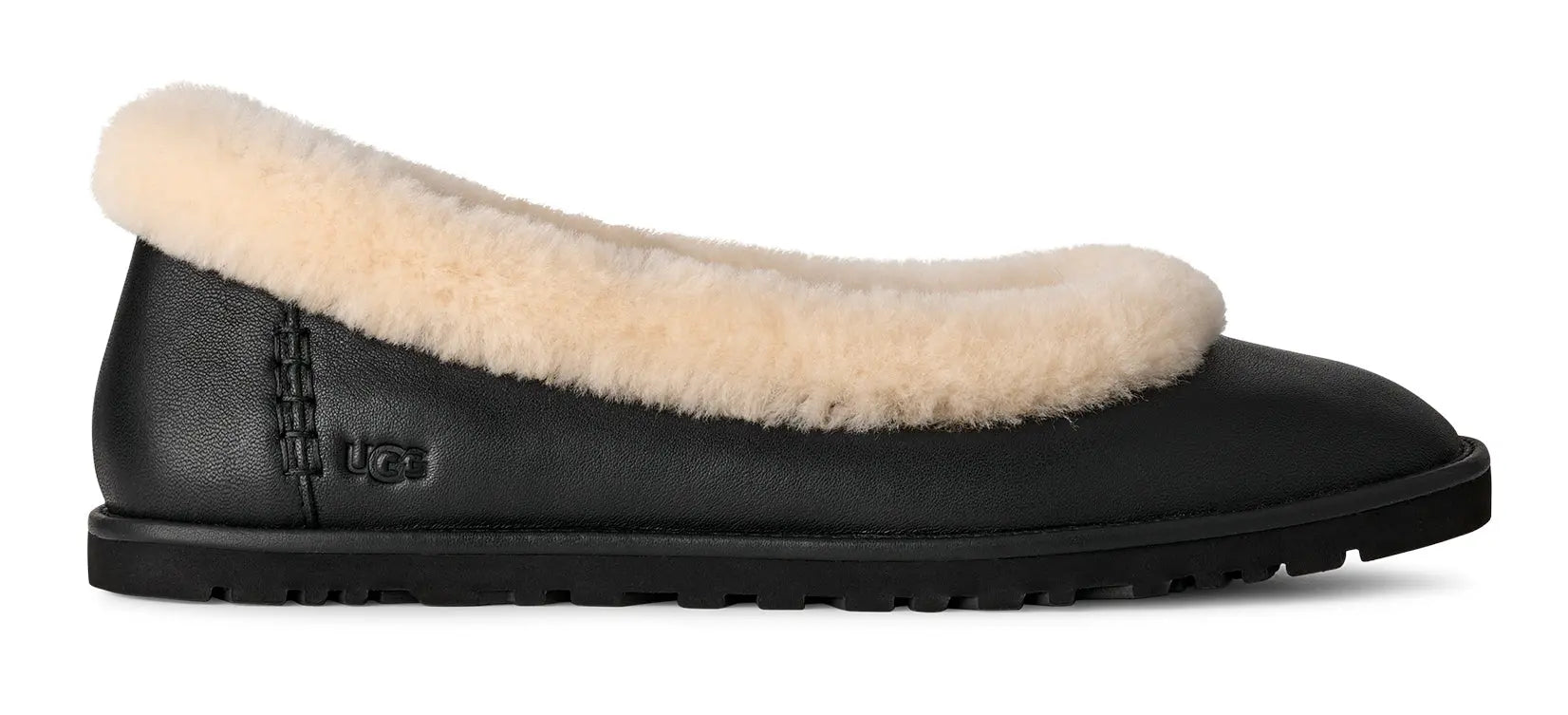 Women's UGG Zora Leather Ballet Flat – Classic Style Meets Plush Comfort UGG