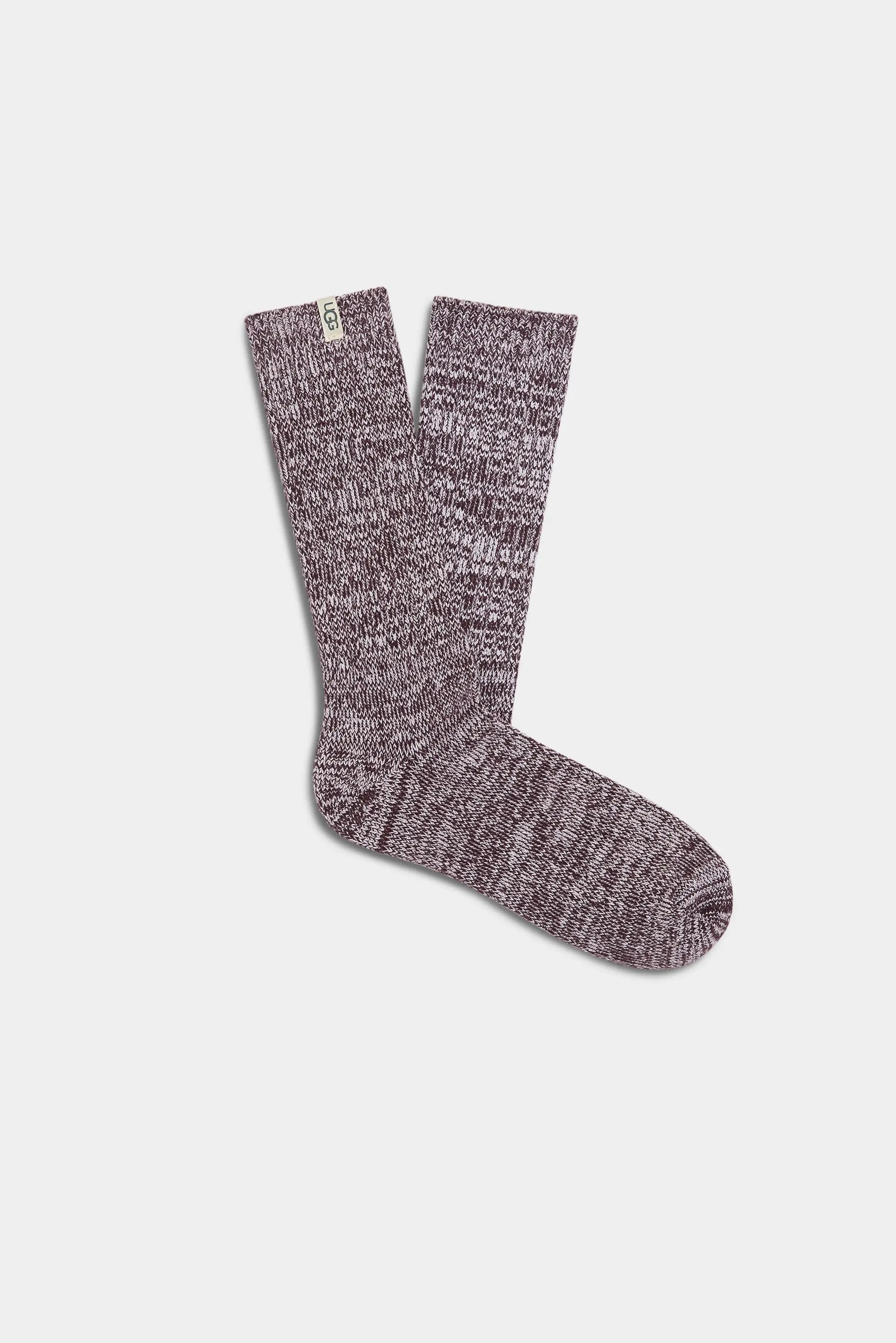 Women’s Rib Knit Slouch Crew Socks – Cozy & Stylish