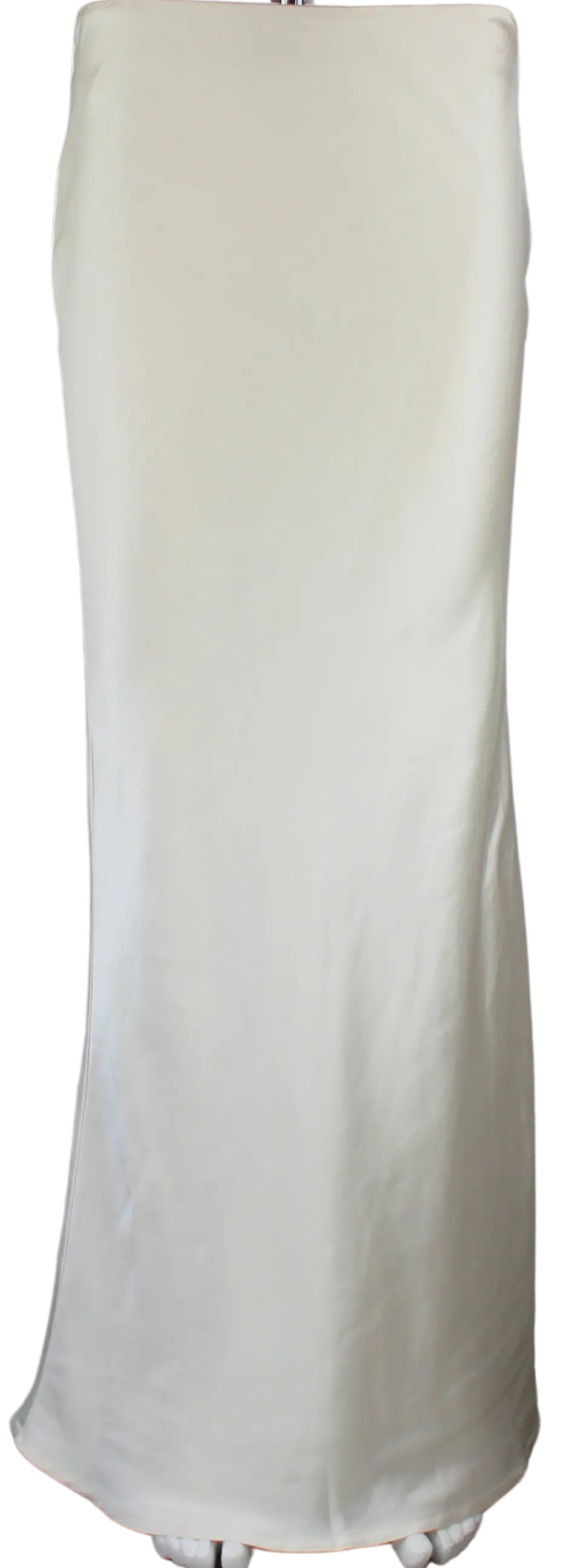 Mod Ref Valerie Skirt – Sleek Bias-Cut Satin Midi CREAM-L MOD REF