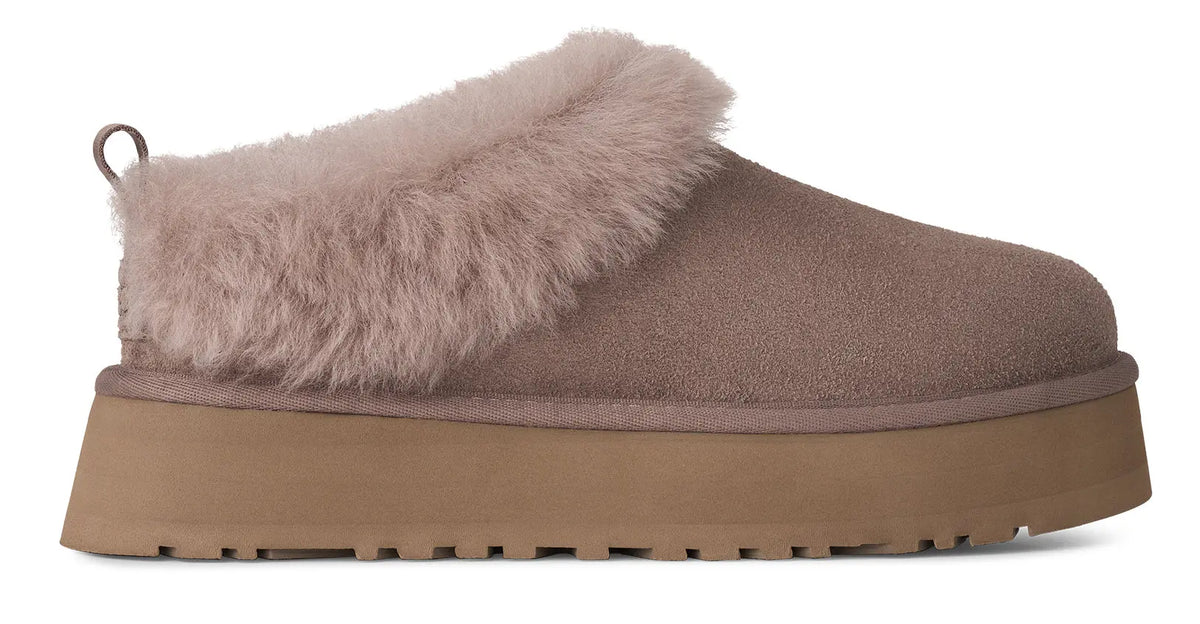 Women’s UGG Tazzelle – Cozy Sheepskin Indoor-Outdoor Platform Slipper