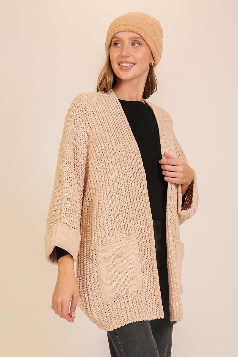 Timing Inc. Harper Haven Cardigan – Cozy Open-Front Knitwear TIMING INC