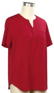 L. Hamrick Ruby Muse Blouse – Women’s Relaxed Everyday Top L HAMRICK