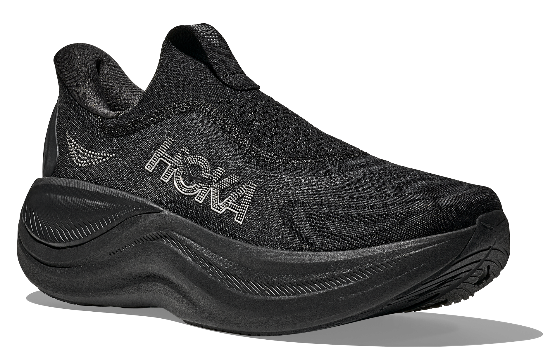 Men’s Hoka Skyward Laceless – Slip-On Recovery Running Shoe BLACK/BLACK / D / 13 HOKA