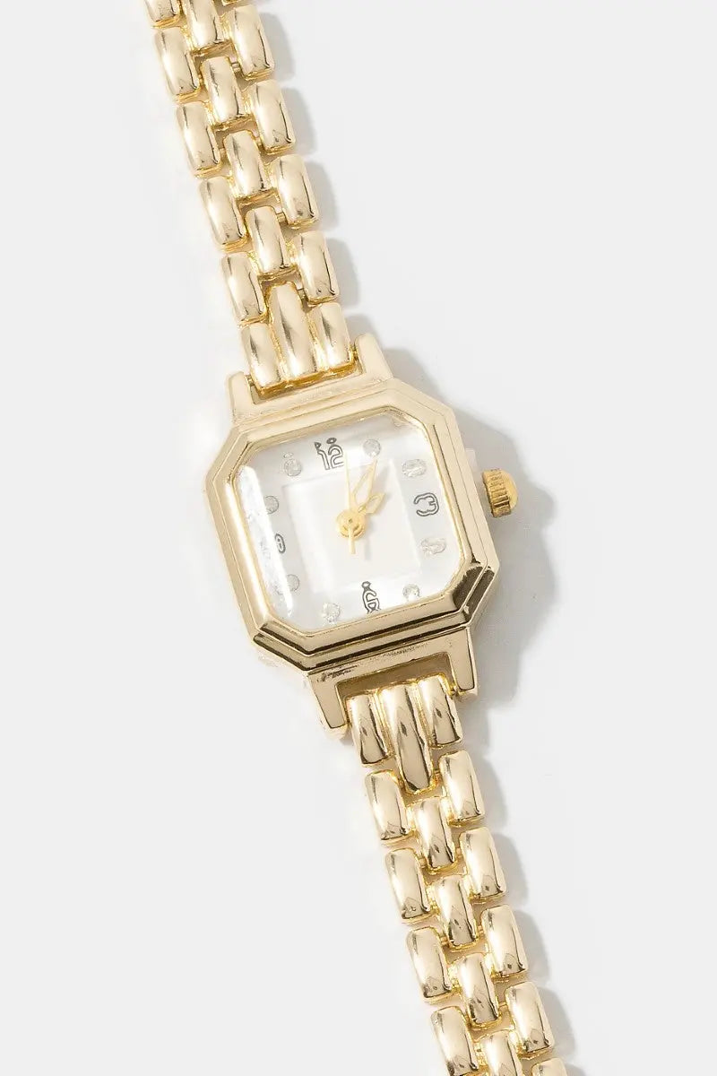 Fame Nova Link Watch – Elegant Link Bracelet Timepiece FAME ACCESSORIES