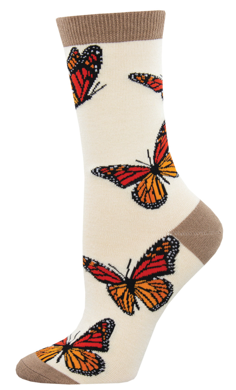 Women's SockSmith Monarchy Socks – Nature-Inspired Style & Butterfly Design SOCK SMITH