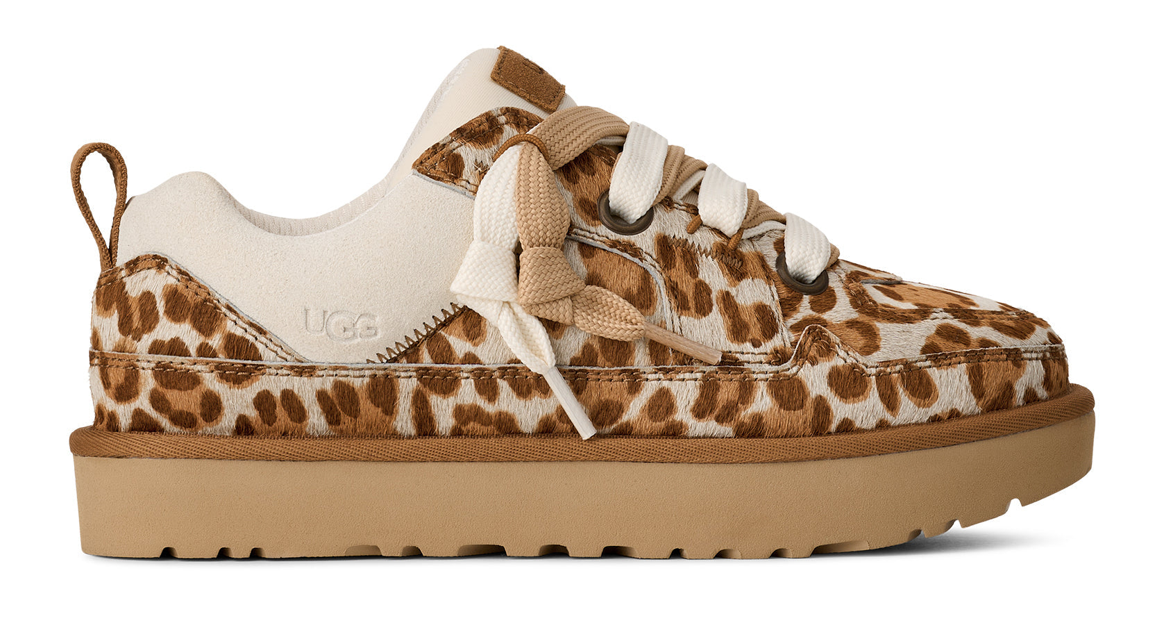Women’s UGG Lo Lowmel Plains Sneakers – Cow Hair Casual Shoes UGG