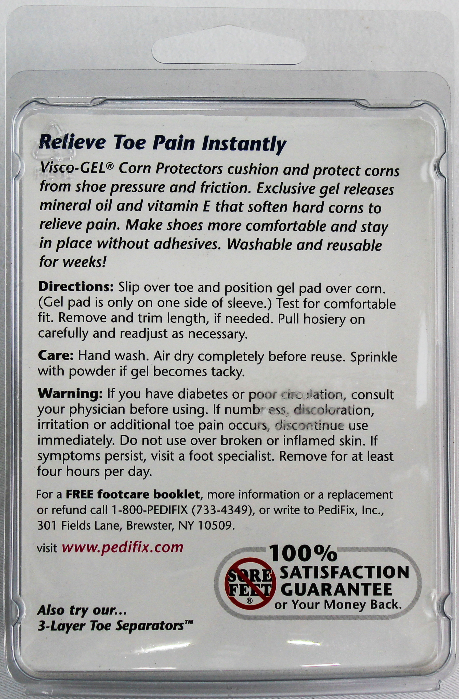 PediFix Visco-GEL Corn Protectors – Soothing Relief for Corn Pressure PEDIFIX