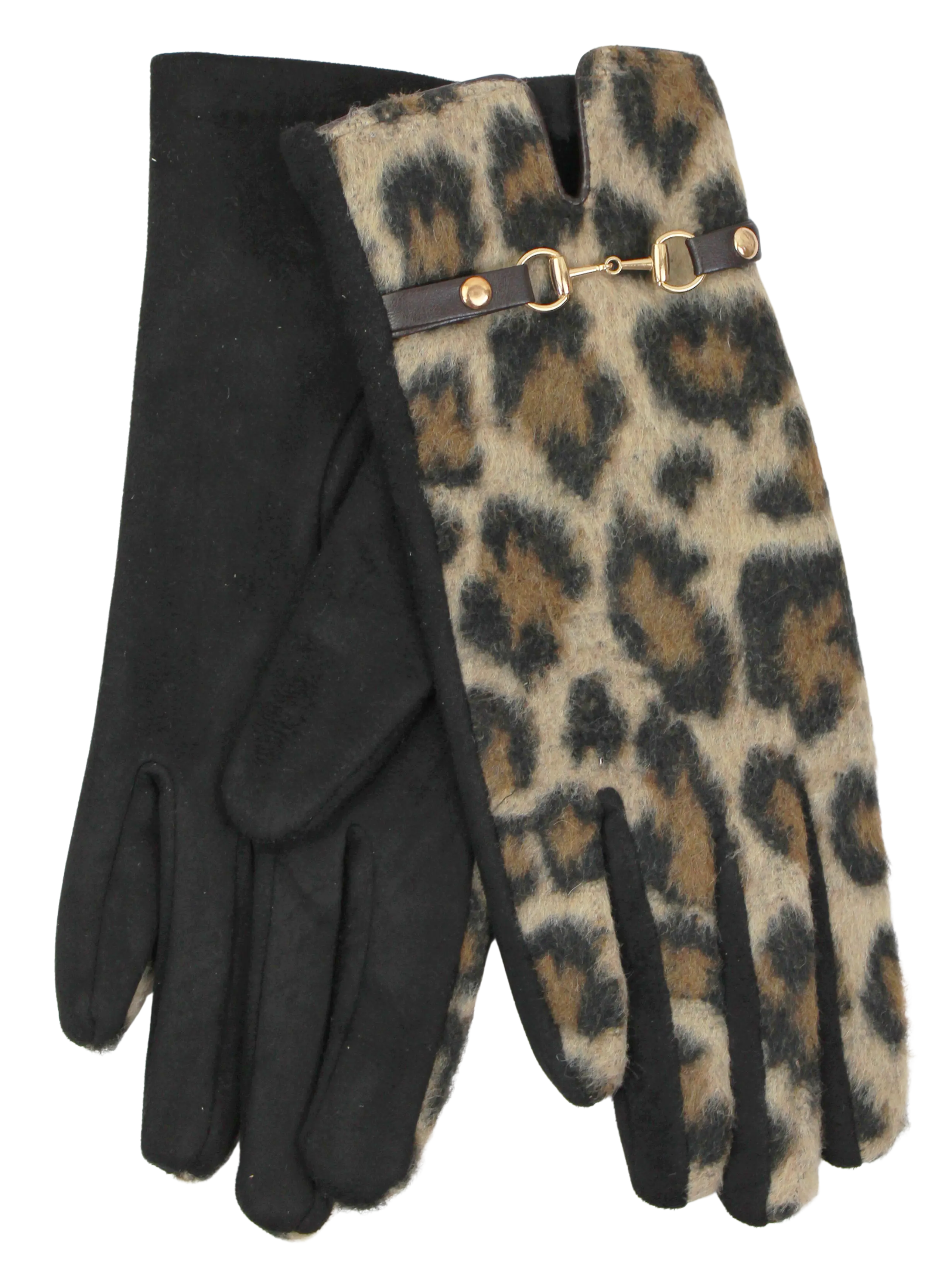 Joia Wild Luxe Gloves – Chic Animal-Print Winter Accessory JOIA TRADING CO.