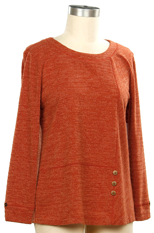 L. Hamrick Autumn Avenue Top – Effortless Comfort with Charming Details