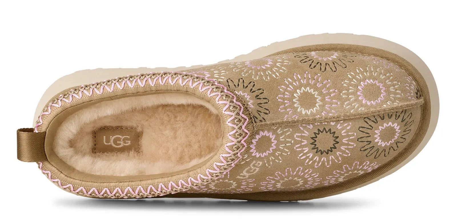 Women’s UGG Tazz Sun Stitch – Embroidered Platform Slip-On UGG