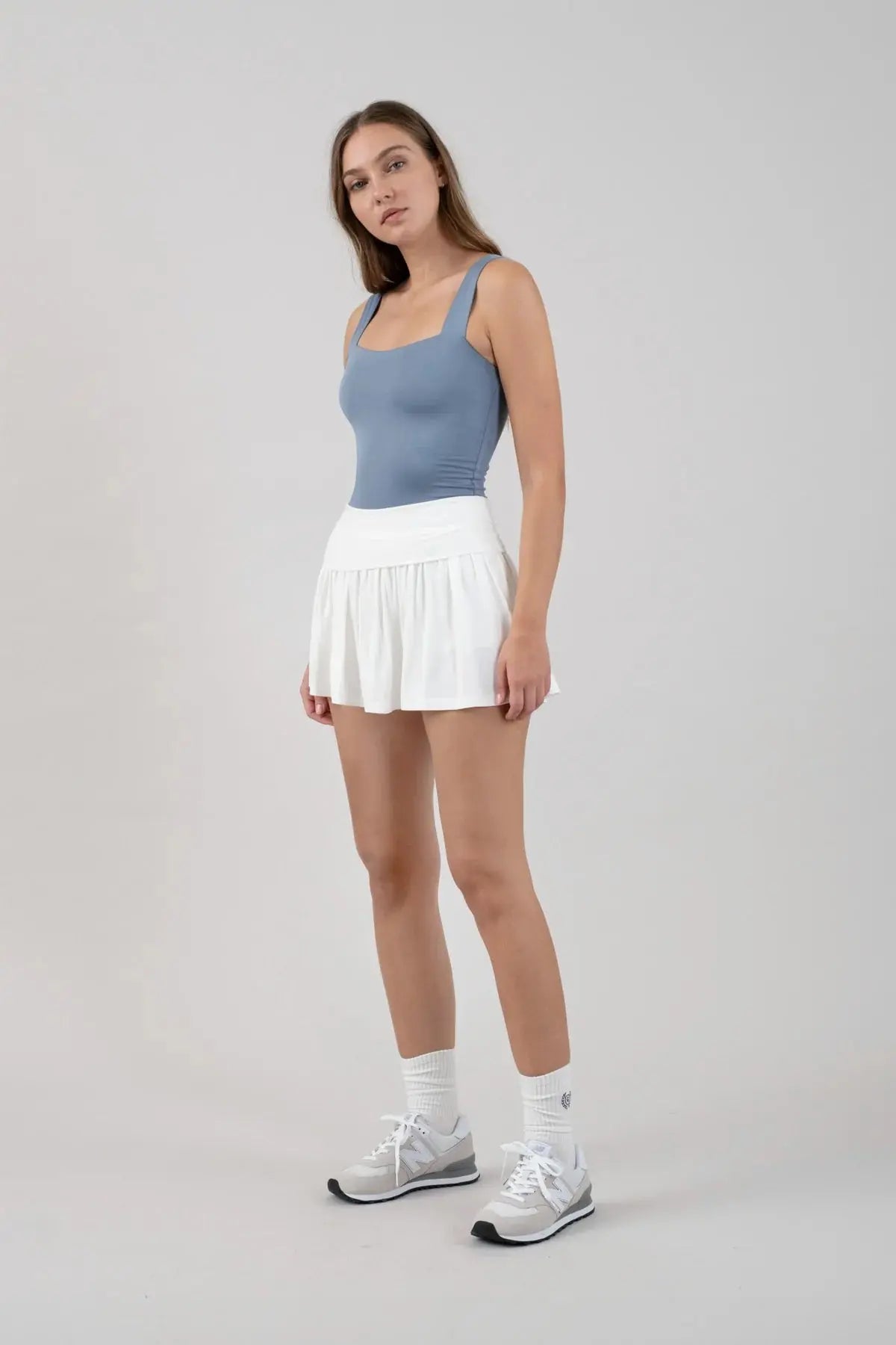 Blu Pepper Feeling Cutesy Skort – Ruffled Mini Skirt with Built-In Shorts BLU PEPPER